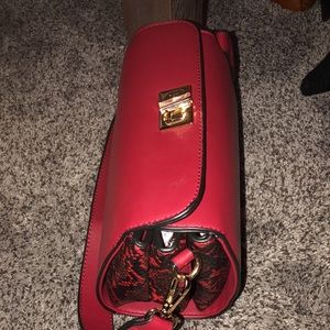 Beautiful red crossbody purse